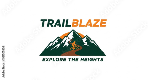 Trailblaze Logo Mountain Hiking Adventure.