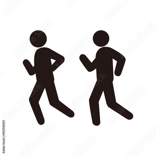 ランニングする人のアイコン