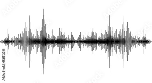 Sound wave visual representation