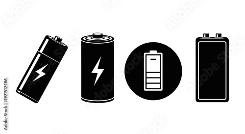 Various battery illustrations