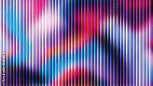 Seamless vector abstract striped pattern. Stripes with different color gradients. Gentle trending smooth colors, lines. Stock blurred illustration for wallpaper, wrapping paper, textile, clothes, card