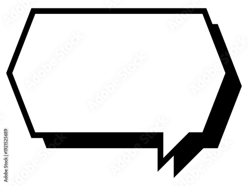 speech bubbles with shadow collection, vector frame sticker, flat message box, blank chat box element, frame border, banner