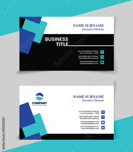 official professional Modern Business Card design