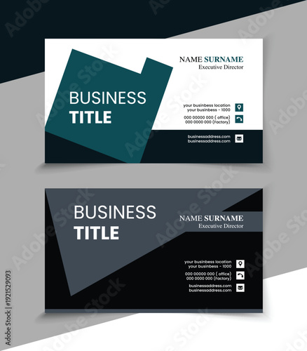 official professional Modern Business Card design