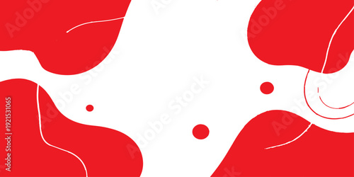 A romantic Christmas card vector illustration featuring Santa Claus and a Santa girl framed by red hearts and blood-red holiday flowers for a love-themed celebration design art