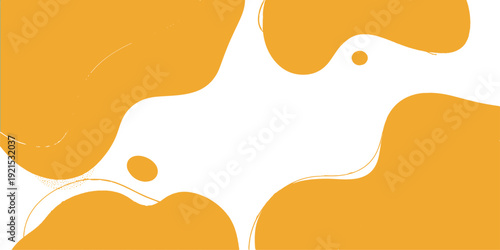 Abstract vector illustration of a cartoon orange cat and a brown turkey bird designed with fruit and cheese symbols on an orange background