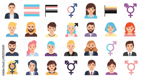 Diverse Group of People Representing Gender Identity and Expression.