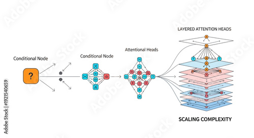 Neural Network Architecture Conditional Nodes Intentional Heads and Scaling Complexity.