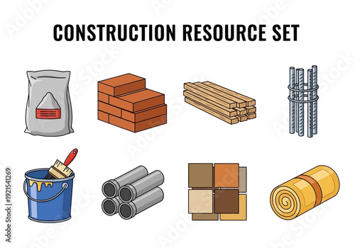Construction Resource Set A Collection of Tools and Materials for Building Projects