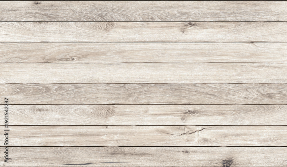 Obraz premium Light Brown Wood Planks Horizontal Background Texture