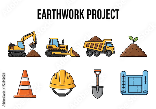 Construction Equipment and Tools for Earthwork Projects