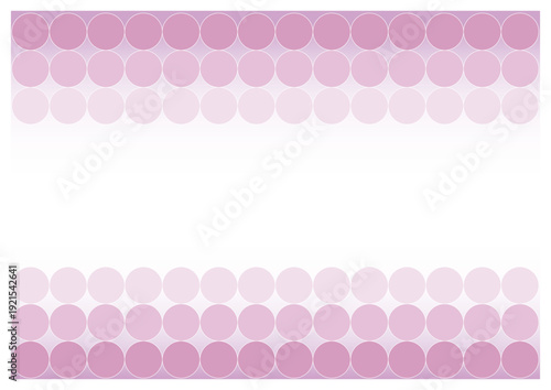 丸を基調としたシンプルな背景素材_ピンク