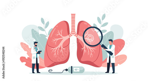 Doctors Examine Lungs: Respiratory Health Diagnosis and Treatment