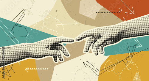 hands touching, connection, collaboration, teamwork, communication concept