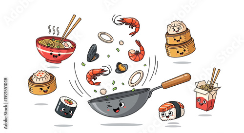 Sushi and Japanese Food Ingredients Cooking 1.