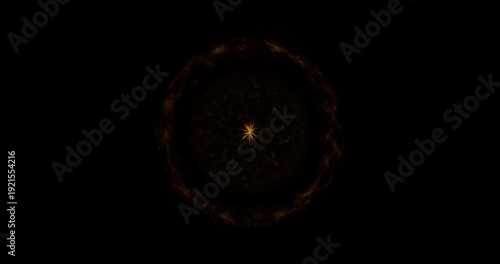 Animated background with electric waves