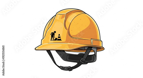 Yellow Hard Hat Safety Equipment.