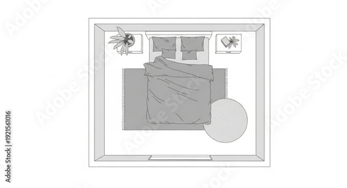 Architectural Blueprint Floor Plan Design.
