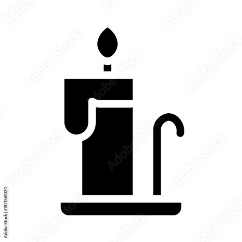 candle glyph icon
