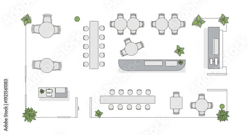 Architectural Blueprint of Modern Building Design.