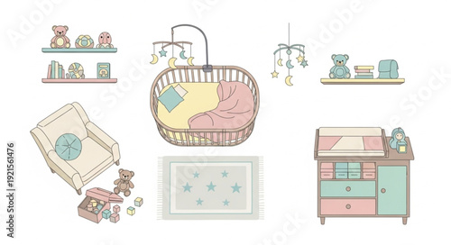 Baby Nursery Furniture and Decor.