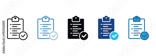 Guidelines Icon Set Multiple Style Of