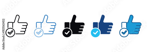 Best Practices Icon Set Multiple Style Of