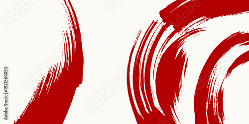 Minimalist vector illustration with bold ink brush strokes and splatters background ideal for modern art and graphic design.