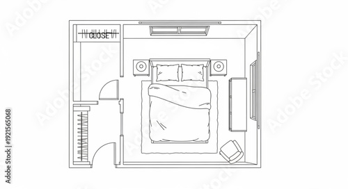 Blueprint of a Building Design.