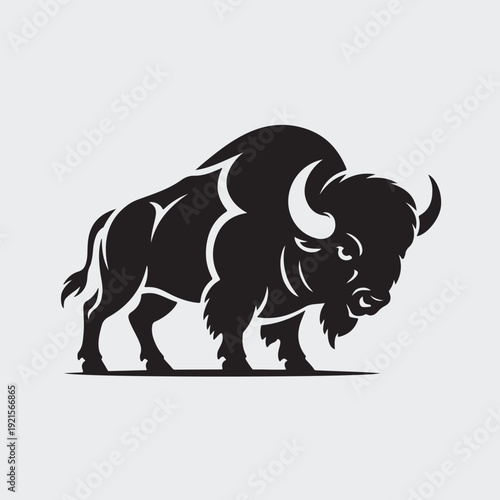 vector illustration of a bull
