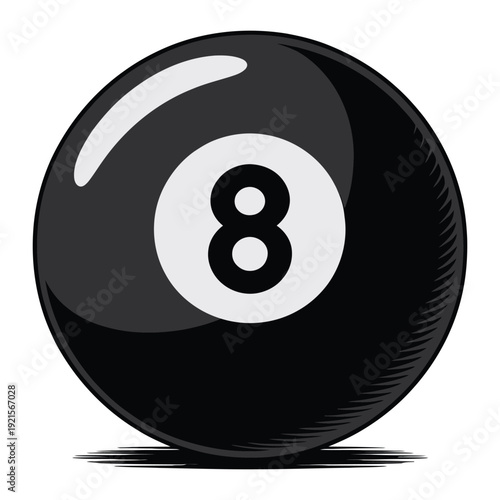 pool ball number eight