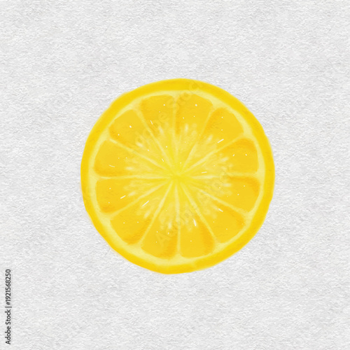 Lemon Illustration Watercolor