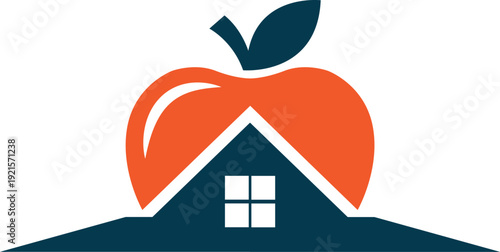 Home Apple Logo Healthy Living Family House