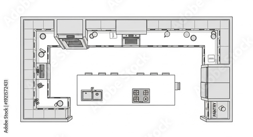 Detailed Architectural Floor Plan Diagram.