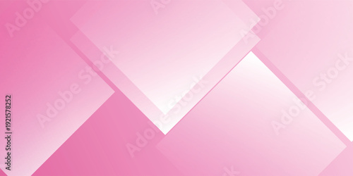 Abstract pink geometric background with layered transparent square and diamond shapes eps10