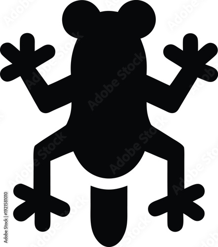 newt silhouette vector illustration on transparent background