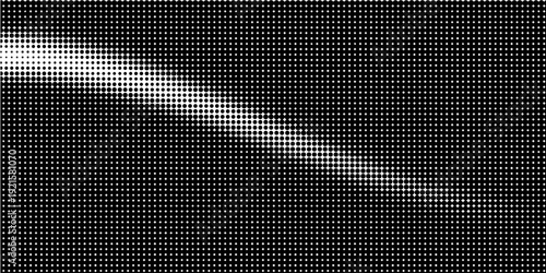 Grunge halftone gradient background. Faded grit noise texture. White and black sand wallpaper. Retro pixelated backdrop. Anime or manga style comic overlay. Vector
