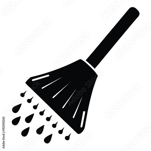 Abstract surface wipe design with colorful gradient effect silhouette