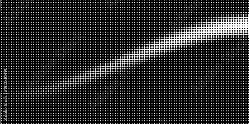 Grunge halftone gradient background. Faded grit noise texture. White and black sand wallpaper. Retro pixelated backdrop. Anime or manga style comic overlay. Vector