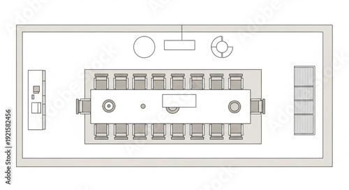 Electrical Panel Diagram Blueprint.