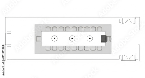 Electrical Switch Panel Blueprint Diagram.