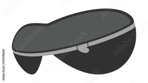 Black beret with gray band black hat fashion clothing