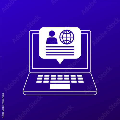 customer portal icon, support platform for clients