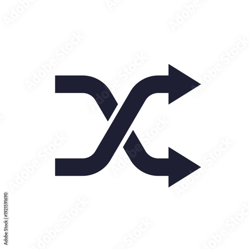 random icon with two arrows