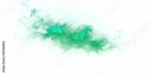 Hand-drawn abstract watercolor background featuring a blue liquid texture with paint splashes and icy winter patterns for a cold nature-inspired wallpaper design.