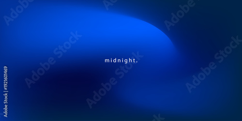 Abstract soft dark blue gradient color. Dark blue night sky atmosphere background.