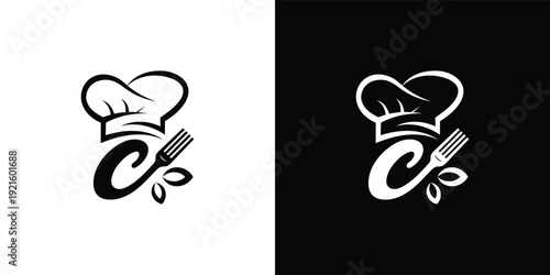 Minimalist Restaurant Logo Mark for Culinary and Food Service Branding
