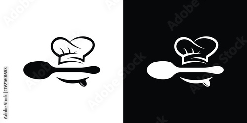 Minimalist Restaurant Logo Mark for Culinary and Food Service Branding