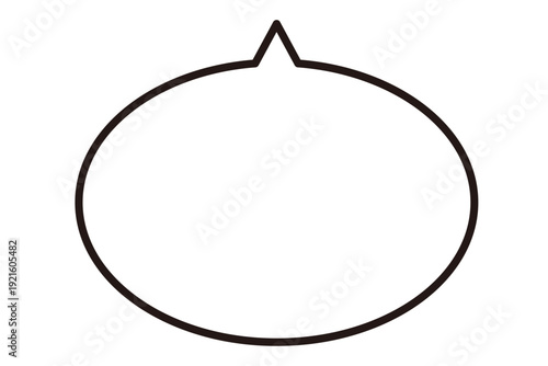 吹き出しイラスト素材　白　ベクター