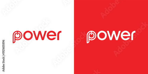 Modern Power Wordmark Logo Design for Electric and Industrial Business